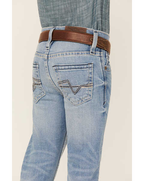Image #4 - Cody James Boys' Flint Light Wash Stretch Slim Straight Jeans, Blue, hi-res