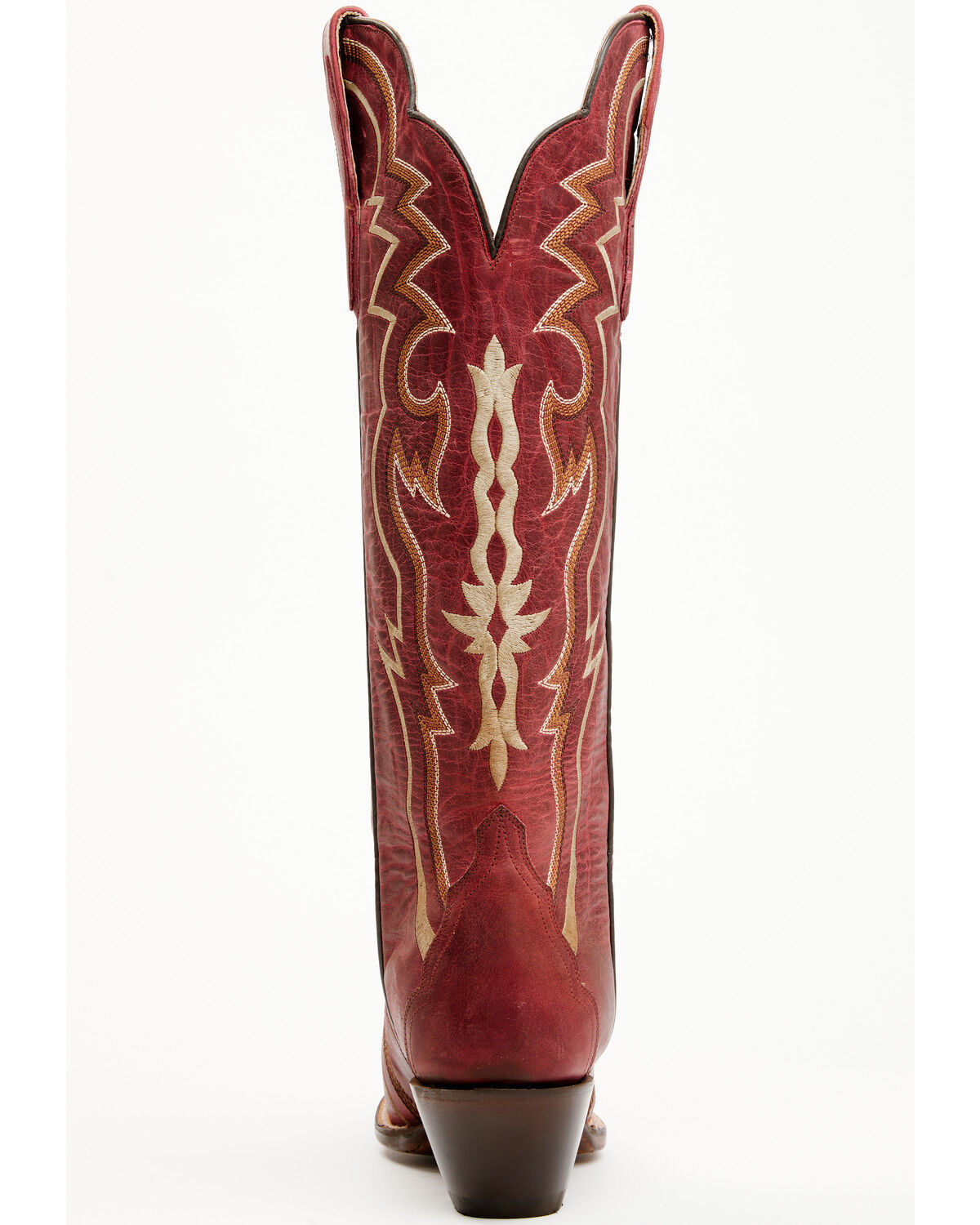 Image #5 - Dan Post Women's 16" Triad Silvie Tall Western Boots - Snip Toe, Wine, hi-res