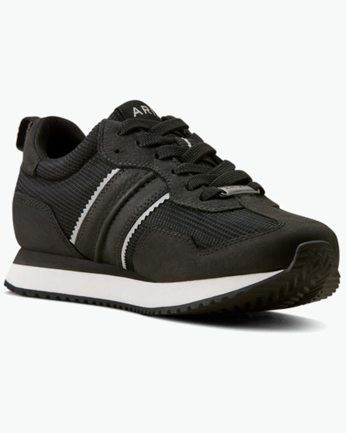Image #1 - Ariat Women's Ranch Runner Waterproof Casual Shoes, Black, hi-res