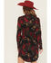 Image #4 - Wrangler Retro Women's Floral Spur Print Long Sleeve Snap Mini Dress, Black, hi-res