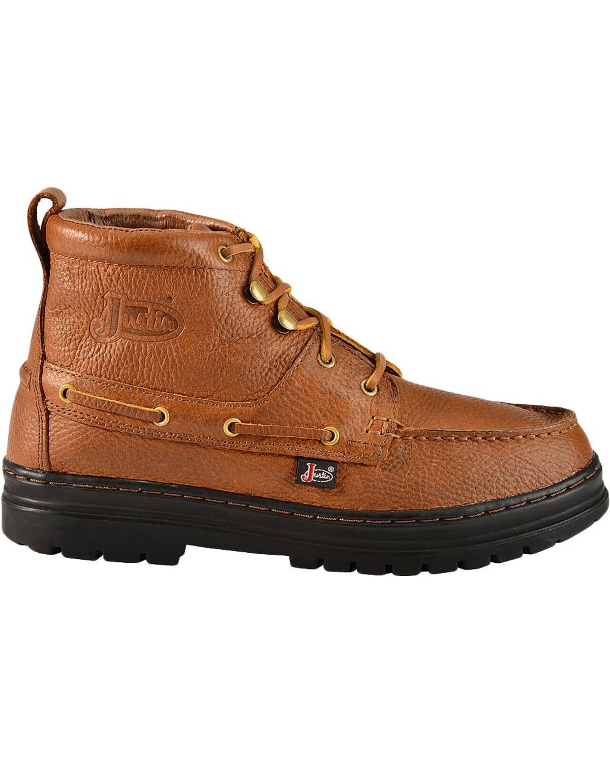 justin chukka steel toe