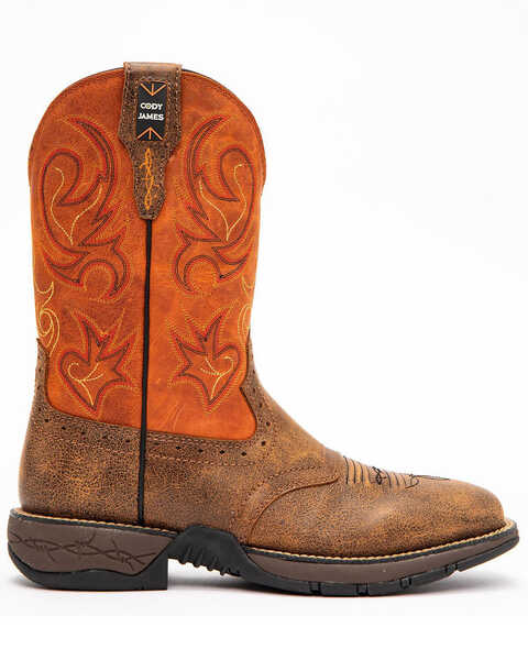 Image #2 - Cody James Men's Nano Lite Western Work Boots - Composite Toe, , hi-res