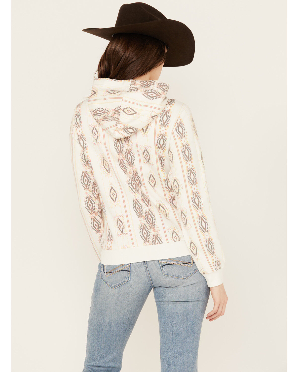 Image #4 - Shyanne Women's Southwestern Pullover Hoodie, White, hi-res