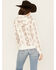 Shyanne Women's Southwestern Pullover Hoodie, White, hi-res
