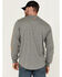 Image #4 - Hawx Men's Logo Long Sleeve Knit Work T-Shirt, Heather Grey, hi-res