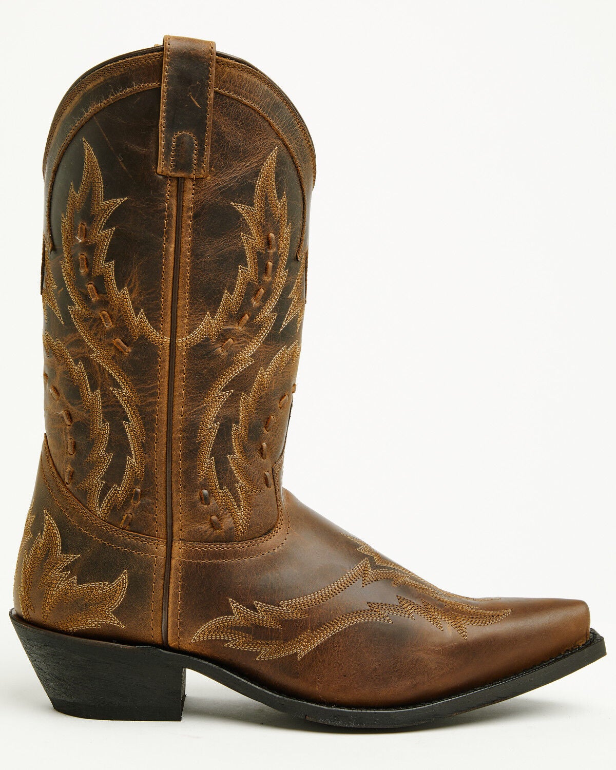 Image #2 - Laredo Men's Ryker Western Boots - Snip Toe, Brown, hi-res