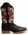 Dan Post Women's Asteria Floral Western Performance Boots -  Broad Square Toe , Black, hi-res