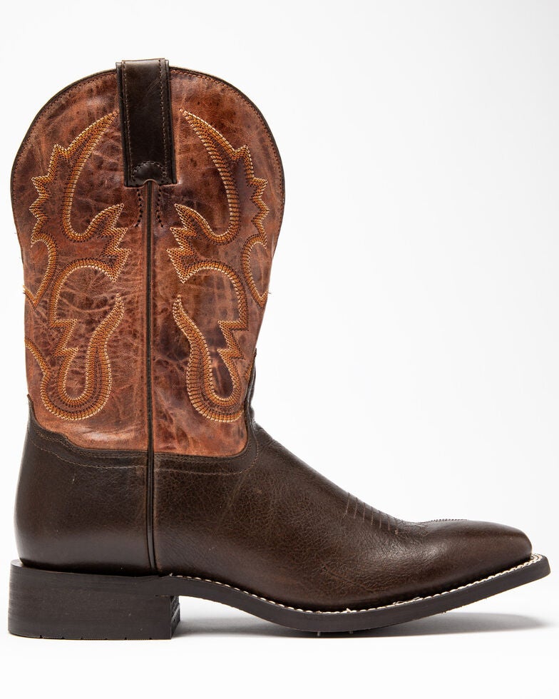 Cody James Men's Justified Western Boots Wide Square Toe Sheplers