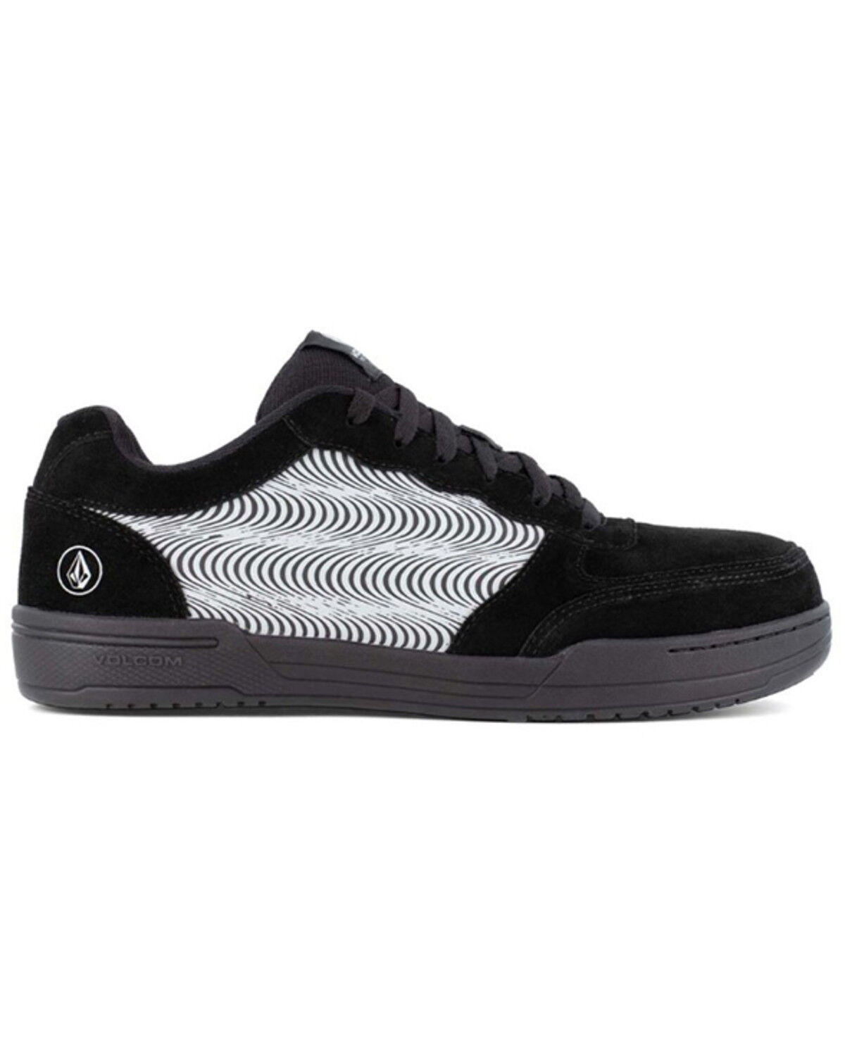 Image #2 - Volcom Men's Hybrid Skate Inspired Work Shoes - Composite Toe, Black/grey, hi-res