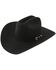 Stetson Men's 6X Skyline Black Fur Felt Cowboy Hat, Black, hi-res