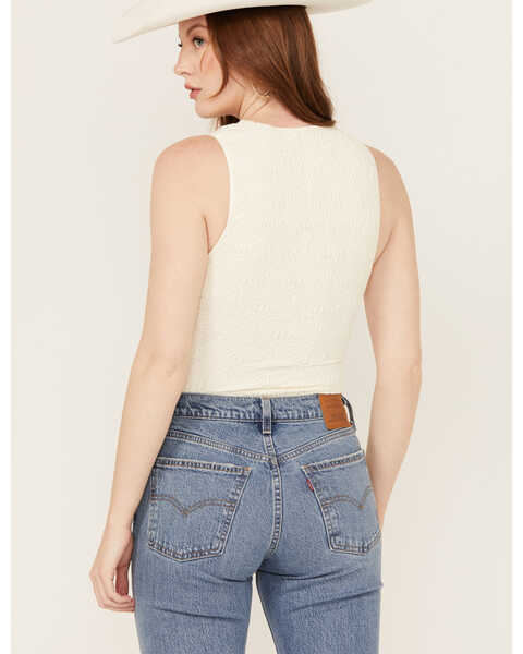 Image #4 - Free People Women's Love Letter Sweetheart Tank , Ivory, hi-res