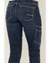 Image #4 - Ariat Women's Rebar Pilar Medium Wash Flex Riveter Bootcut Work Jeans, Blue, hi-res