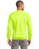 Image #2 - Port & Company Men's Safety Green 3X Essential Fleece Crew Work Pullover - Big, Green, hi-res