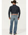 Image #3 - Ariat Men's M4 Soquel Sebastian Medium Wash Relaxed Bootcut Rigid Jeans, Medium Wash, hi-res