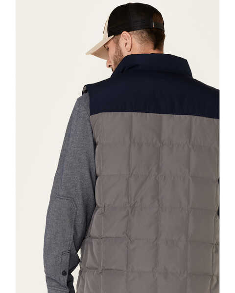 Hawx Men's Grey Colorblock Whistler Insulated Work Vest , Grey, hi-res