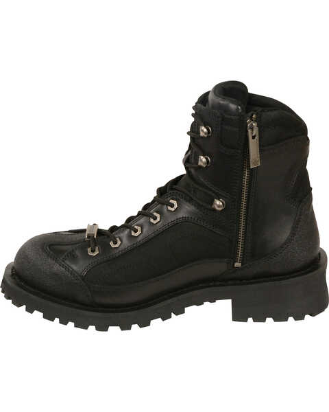 Image #2 - Milwaukee Leather Men's Gear Shift Protection Boots - Round Toe, Black, hi-res