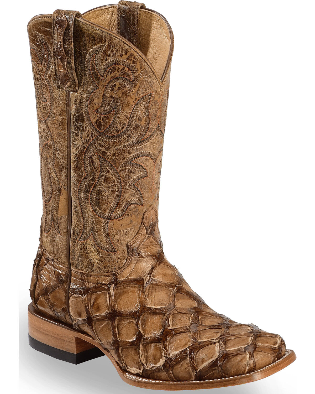 animal skin cowboy boots
