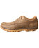 Image #3 - Twisted X Men's Cell Stretch Boat Shoes - Moc Toe, Brown, hi-res