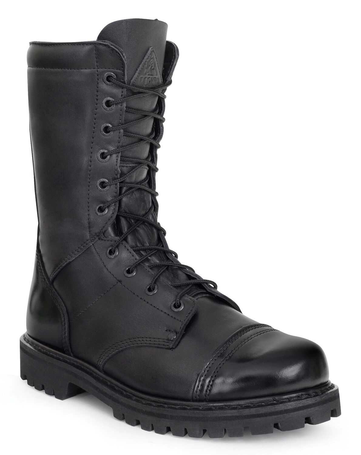 Image #1 - Rocky Waterproof Zipper Jump Boots - Round Toe, Black, hi-res