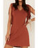 Idyllwind Women's Countrywood Jersey Fringe Dress, Pecan, hi-res
