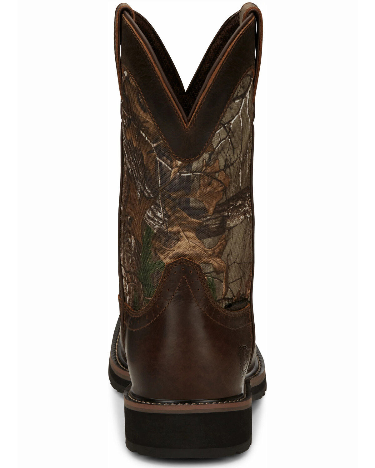 Image #4 - Justin Men's Trekker Waterproof Western Work Boots - Soft Toe, Brown, hi-res