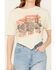 Image #3 - American Highway Women's Desert Road Trip Hanky Hem Short Sleeve Graphic Tee, Cream, hi-res