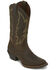 Image #1 - Justin Women's Rosella Western Boots - Round Toe, Dark Brown, hi-res