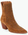 Image #1 - Matisse Women's Margaret Studded Suede Booties - Round Toe, Brown, hi-res