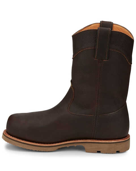 Image #3 - Chippewa Men's Serious Plus Waterproof Western Work Boots - Composite Toe, Brown, hi-res