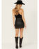 Image #3 - Wonderwest Women's Studded Leather Skirt , Black, hi-res