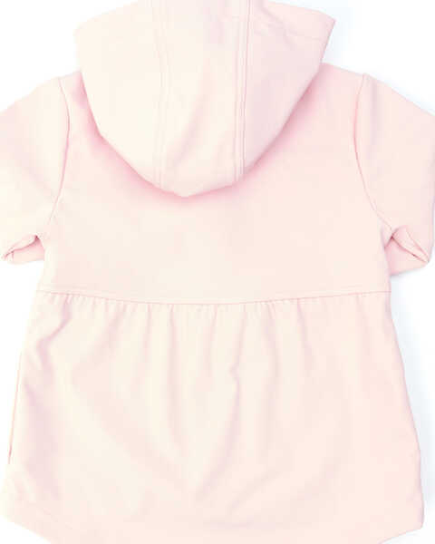 Shyanne Toddler Girls' Peplum Embroidered Horse Heart Zip-Front Hoodie, Pink, hi-res