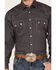 Image #3 - Resistol Men's Axcel Geo Print Long Sleeve Snap Western Shirt, Navy, hi-res