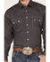 Image #3 - Resistol Men's Axcel Geo Print Long Sleeve Snap Western Shirt , Navy, hi-res