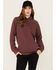 Image #1 - Ariat Women's FR Rev Pullover Hoodie, Purple, hi-res