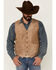 Moonshine Spirit Men's Tan Grasslands Button-Front Suede Dress Vest , Tan, hi-res
