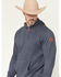 Image #2 - Cody James Men's Ballast Knit Hooded Sweatshirt, Navy, hi-res
