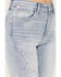 Image #2 - Ceros Women's Light Wash High Rise Starred Flare Stretch Jeans, Light Wash, hi-res