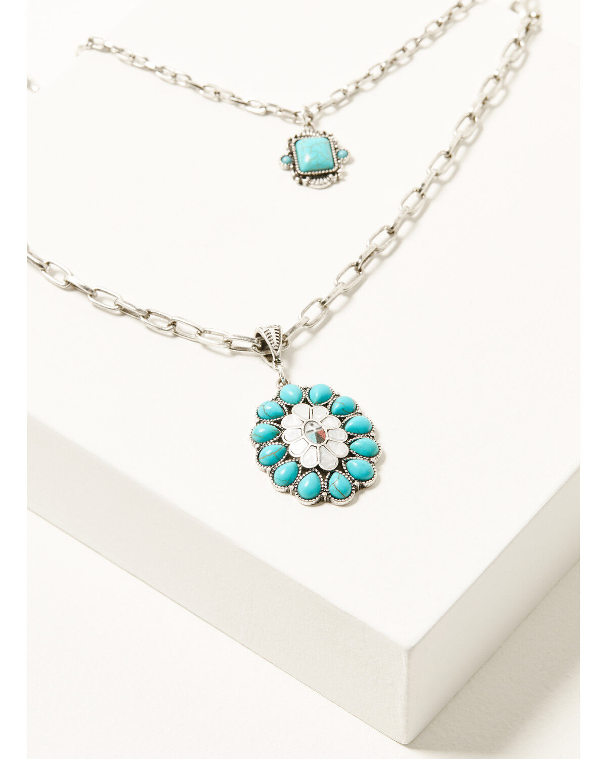 Image #1 - Idyllwind Women's Ellise Layered Necklace, Silver, hi-res