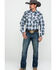 Image #6 - Rock 47 By Wrangler Men's Black Embroidered Plaid Long Sleeve Western Shirt  , , hi-res