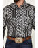 Image #3 - Rock & Roll Denim Men's Southwestern Print Stretch Long Sleeve Snap Western Shirt, Charcoal, hi-res