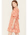 Wild Moss Women's Medallion Print Dress, Rust Copper, hi-res