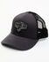 Image #1 - RANK 45® Men's Rubber Patch Logo Ball Cap, Grey, hi-res