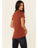 Idyllwind Women's Rodeo Rebel Graphic Short Sleeve Trustie Tee , Rust Copper, hi-res