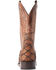 Image #3 - Ariat Men's Deep Water Exotic Pirarucu Western Boots - Broad Square Toe, Brown, hi-res