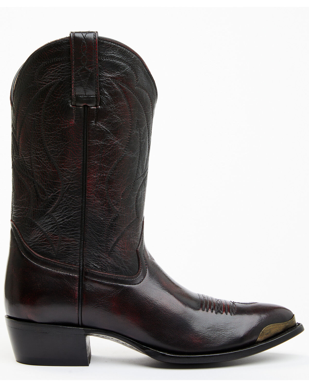 Image #2 - Cody James Men's Roland Western Boots - Round Toe, Black Cherry, hi-res