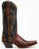 Image #2 - Dan Post Women's 12" Exotic Lizard Western Boots - Snip Toe , Black/tan, hi-res