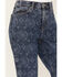 Image #2 - Lee Women's Medium Wash Mid Rise Floral Flare Jeans, Blue, hi-res