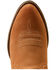 Image #4 - Ariat Women's Harlan Suede Western Booties - Round Toe, Brown, hi-res