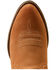 Image #4 - Ariat Women's Harlan Suede Western Booties - Medium Toe , Brown, hi-res