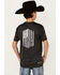 Image #3 - Ariat Boys' Charger Vertical Flag Graphic Short Sleeve T-Shirt, Charcoal, hi-res